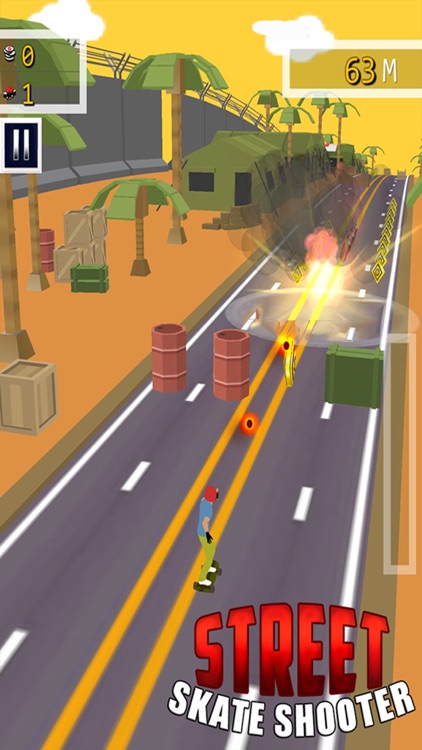 Street Skate Shooter - Free Top 3D Shooting Game screenshot-4