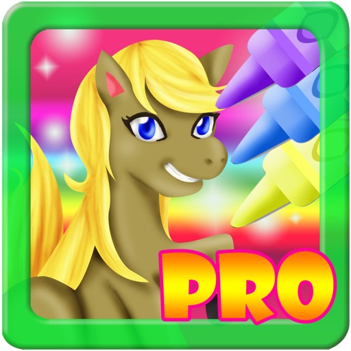 My Pony Coloring Book for Girls PRO - Paint Magic Pretty Little Ponies iOS App