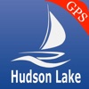 Hudson lake GPS Nautical Chart