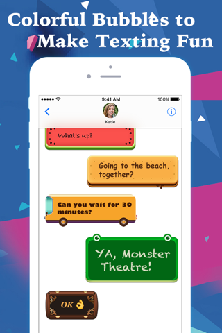 FancyBubble - Text and Emoji Themes for iMessage screenshot 2