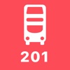My London TFL Bus Times - 201