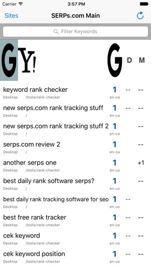 SERPs SEO Keyword Rankings