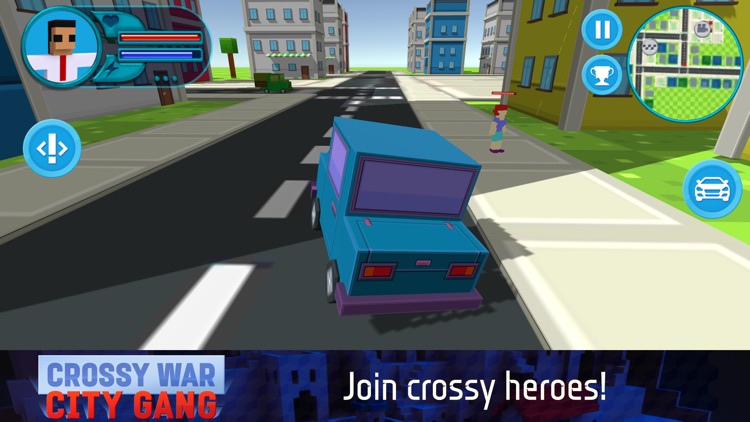 Crossy War: City Gang screenshot-3