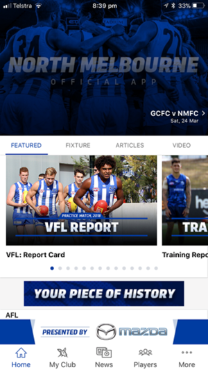 North Melbourne Official App