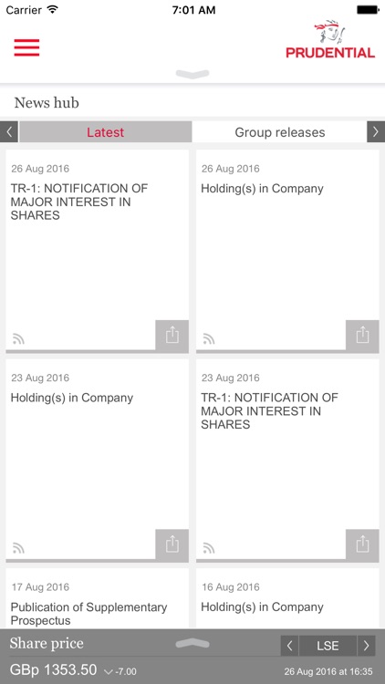 Prudential Investor Relations for iPhone