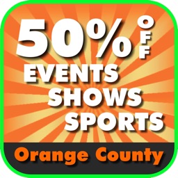50% Off Orange County, California Events, Shows and Sports Guide App by Wonderiffic®