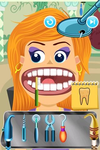 Awesome Celebrity Dentist Makeover Pro - new kids dentist game screenshot 2