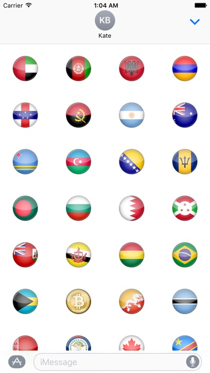 Currency Flags - Stickers