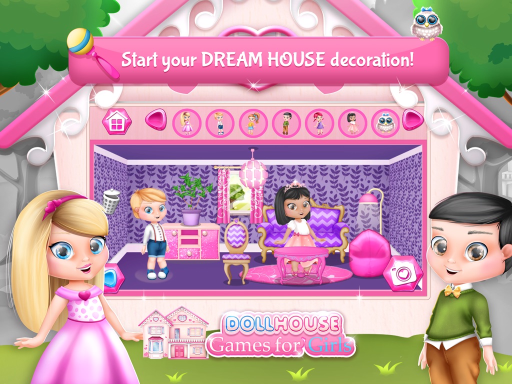 girl doll house games