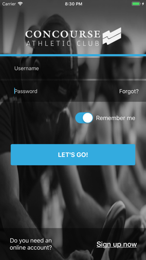 Concourse Athletic Club App