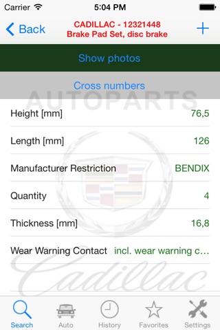 Autoparts for Cadillac screenshot 3