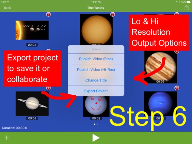 ‎30hands Starter: Create & Show What You Know Screenshot