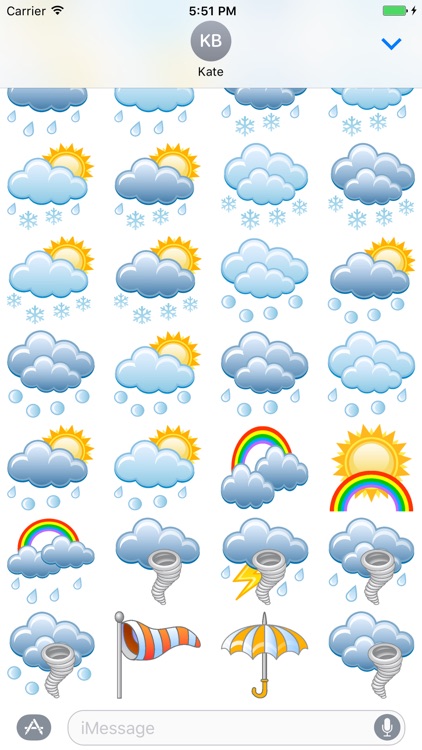 Weather Stickers