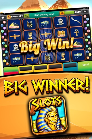 Slots Of Pharaoh's Fire - old vegas way to casino's top wins screenshot 2