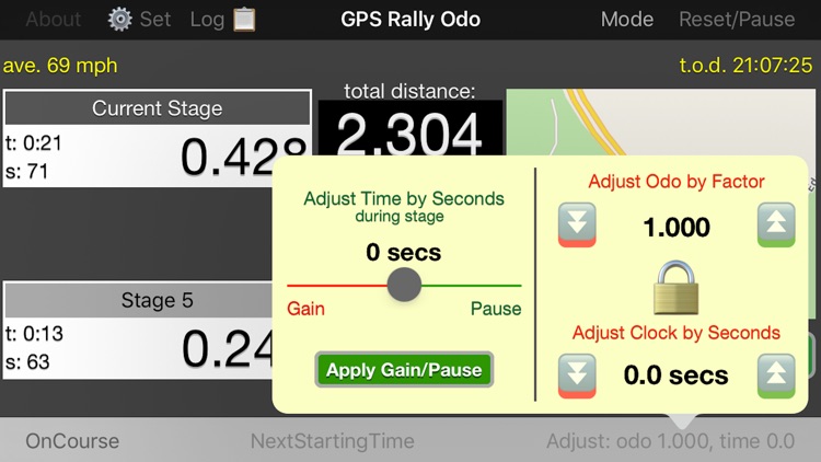 GPS Rally Odometer