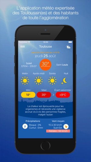 Météo Toulouse(圖1)-速報App