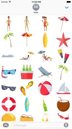 Beach for Stickers(圖2)-速報App