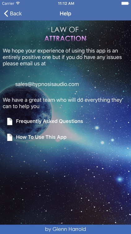 Law of Attraction Hypnosis by Glenn Harrold screenshot-4