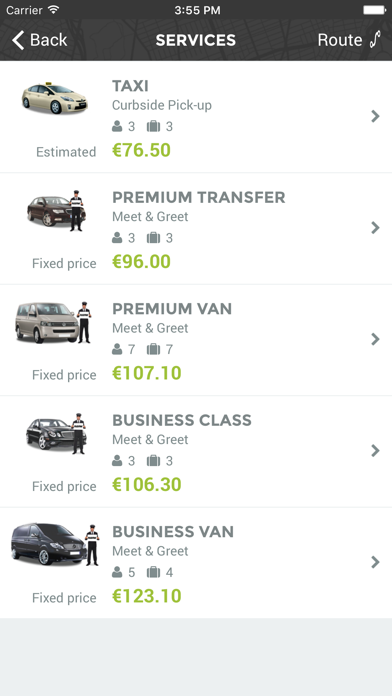 BetterTaxi - Taxi & Flughafentransfer screenshot 3