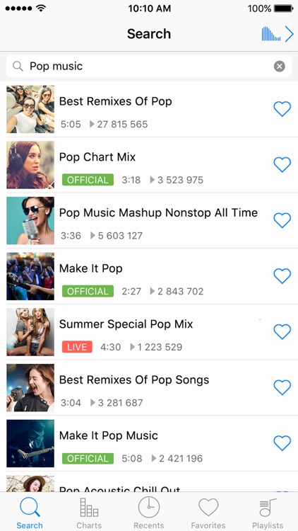 iMusic BG - Unlimited Music Player & Streamer