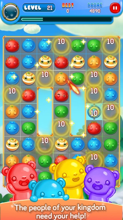 Fruit Garden Smasher -Swipe Drawpipe Bump Puzzle screenshot-3