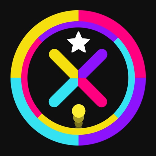 Color Out Folded - Switch Jumping Games Icon