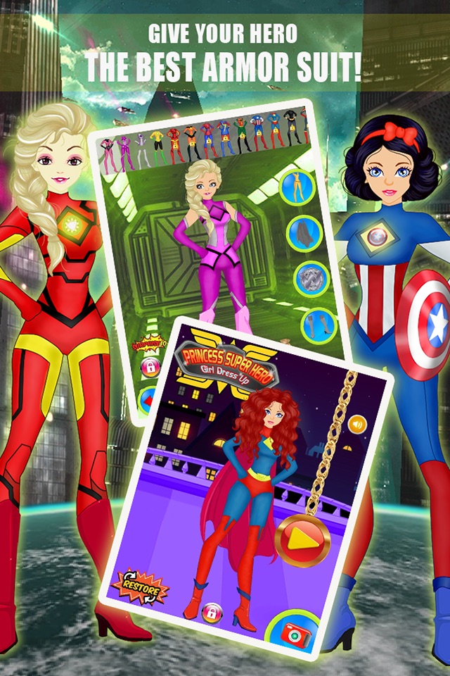 Wonder Supergirl Super Hero Games for Girls screenshot 4