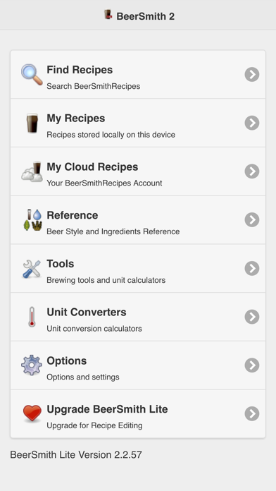 BeerSmith Lite screenshot1