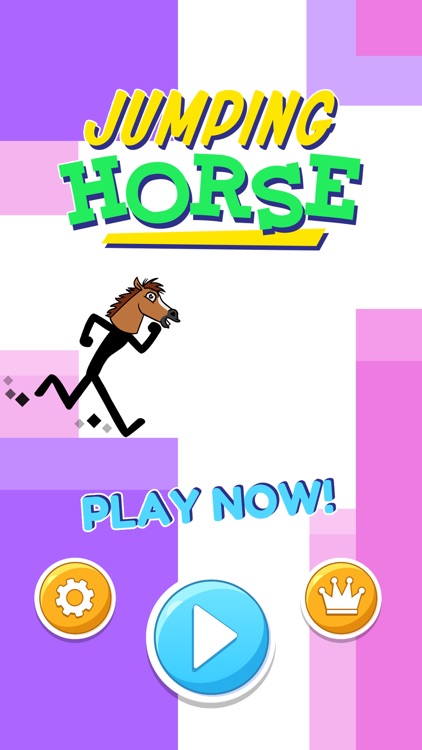 Jumping Horse Head Running Arcade Game