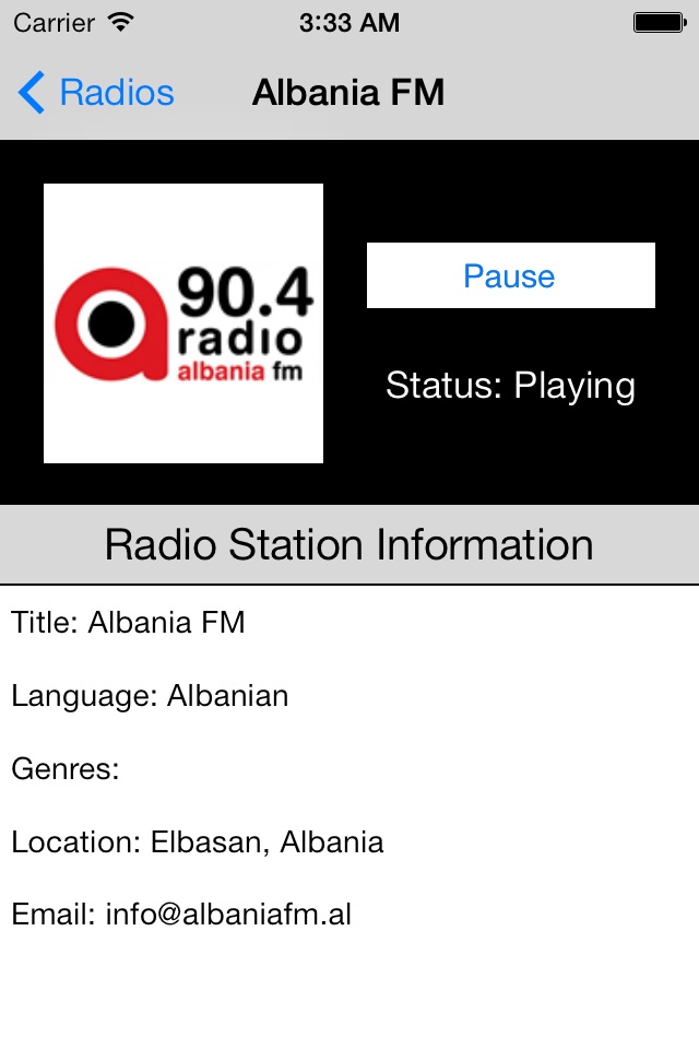 Albania Radio Live (Shqipëri) screenshot 3