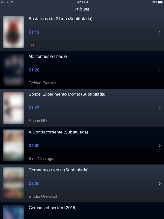 Televisión de Costa Rica (versión iPad)