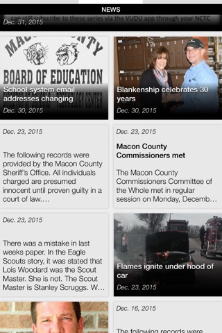 The Macon County Times. screenshot 2