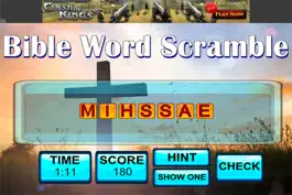 Game screenshot Bible Word Scramble Game hack