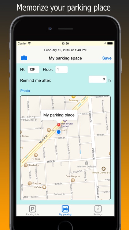 Park Assistance - find parking for your car, bike