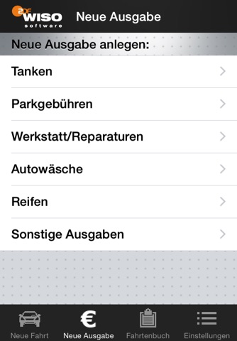 WISO Fahrtenbuch screenshot 3