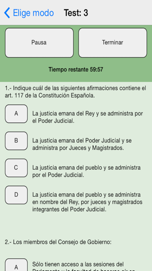 Estatuto Andalucía Preguntas(圖5)-速報App