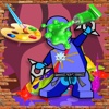 Coloring Page For Kids Game Lego Ninja Go Version