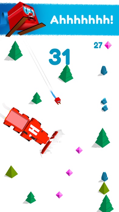 Huuuge Santa Ski screenshot 3