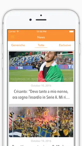 Game screenshot Mondo Primavera News - Notizie di Calcio Giovanile mod apk