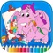 Icon Animal Farm Coloring Book - for Kids