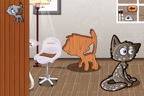 Kittens and Cats games for kids, toddlers and preschoolers - jigsaw and other piece matching games screenshot 3