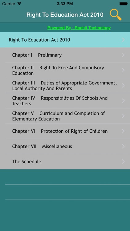 Right To Education Act 2010