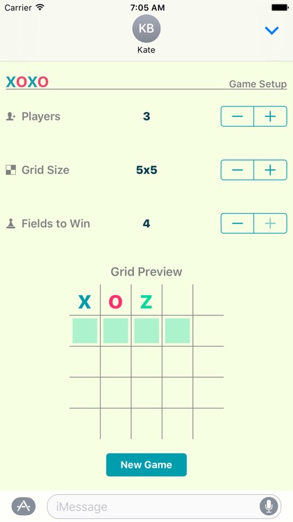 xoxo - Tic Tac Toe for iMessage