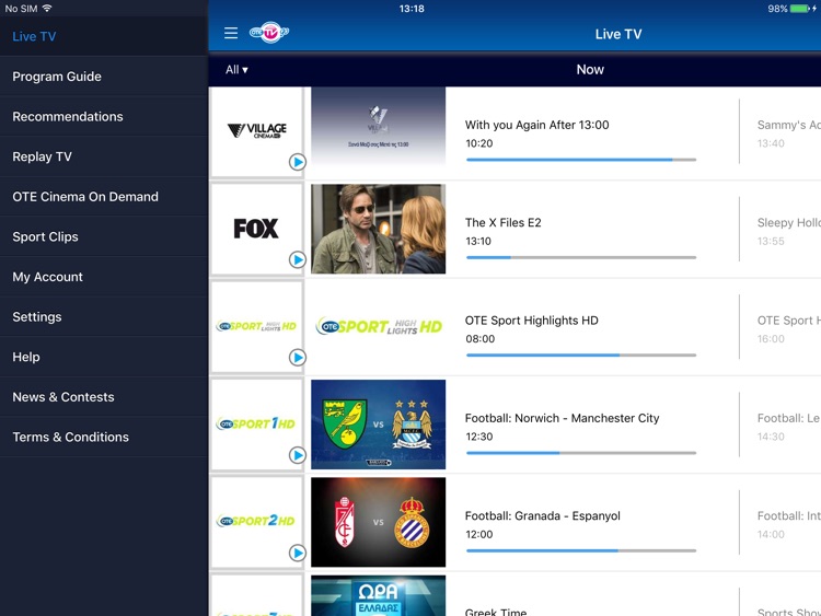 COSMOTE TV GO (for iPad)