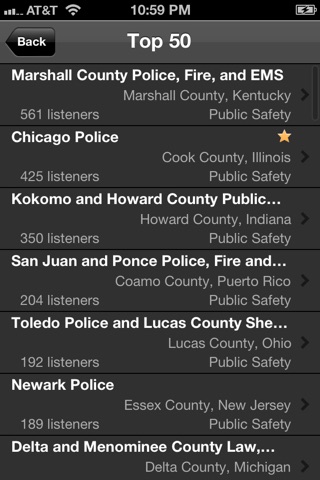 Police Scanner Radio & Fire screenshot 2