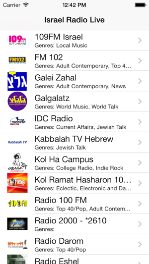 Israel Radio Live Player (Jerusalem / He