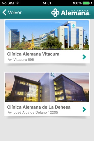Clinica Alemana screenshot 2