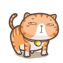 Lazy Fat Cat Stickers Pack