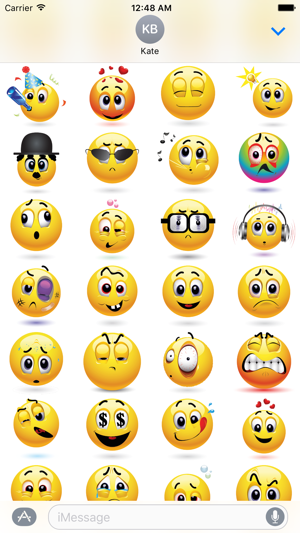 Yellow Smiley Emoji Stickers(圖2)-速報App