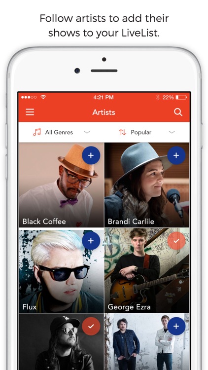 LiveList - Find and Watch Live Streaming Concerts screenshot-4